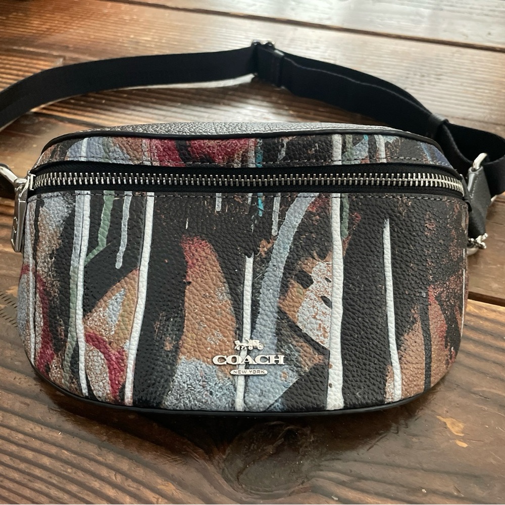 Coach Black Multicolor Crossbody Bag